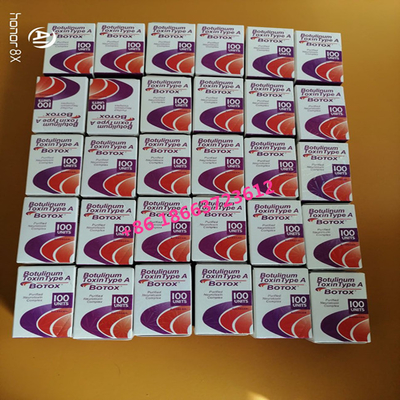Einspritzung Allergan  100iu, die Botulinumgiftstoff entfernen, knittert
