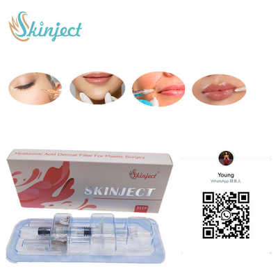 Injizierbare Füller-Backe Chin Nasolabial Fold Skinject tiefe ha Haut-Lippen2ml