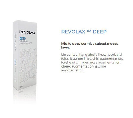 1,1 ml Revolax mit Lido-GELDSTRAFE TIEFEM SUB-Q injizierbarem Hautfüller-Cer markierten