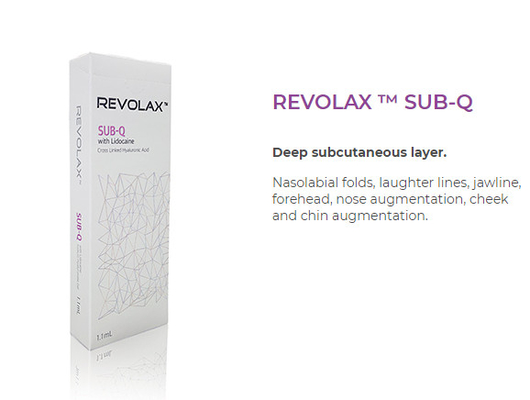 1,1 ml Revolax mit Lido-GELDSTRAFE TIEFEM SUB-Q injizierbarem Hautfüller-Cer markierten