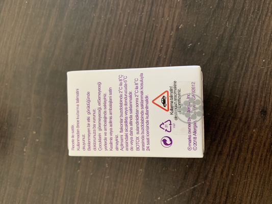 Kosmetische Botulinum- Giftstoff-Einspritzung Allergan  für Gesichts-Botulax