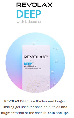 Revolax tief mit Lido-Hyaluronsäure-Lippenfüllern für Haut-Verjüngung