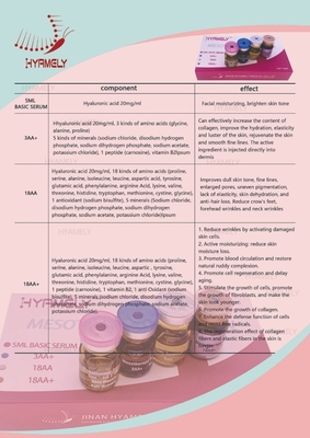 Enthäuten Sie die Reparatur von Mesotherapy-Lösung für das aktive befeuchtende Gesicht