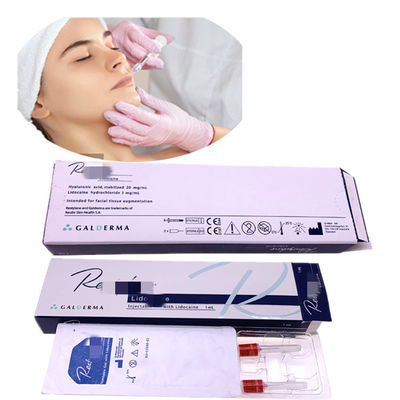 Injektionsmittel mit Lido-Hyaluronsäure zur Behandlung von Falten im Gesicht, in Nase und Lippen
