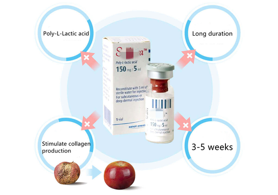 5 ml Poly L Milchsäure-Füllstoff Injektionsmittel 3D PLLA