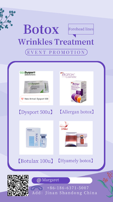 Allergan 100 IU Botulinum Toxin Botulax gegen Falten Dysport 500 IU