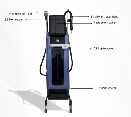 Kristallsafir 2 in 1 Laser-Haarentfernung Permanent