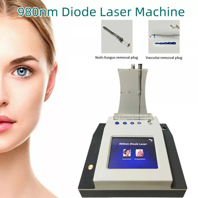 Tragbare 2 In1 980nm Diodenlaser Gesichtsschönheitsmaschine zur Entfernung von Gesichtsgefäßen