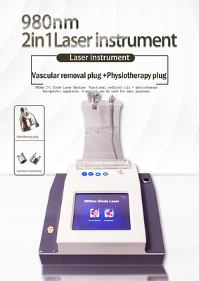 980 Nm 2+ 1 Dioden Lasertherapie Gerät Gesichtsschönheitsmaschine Für Salon