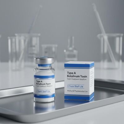 Typ-A-Botulinumtoxin, gewonnen aus Clostridium Botulinum, mit 3 Jahren Haltbarkeit, anwendbar in Medizin und Pharmazie