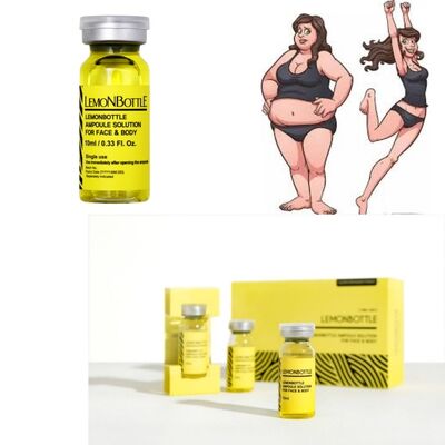 Natürliche Zitronenflasche Fettlösungslösung Lipolytische Lösung