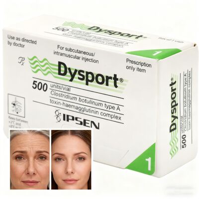 Großhandel mit Dysport-Injektion für tiefe Linien, Anti-Falten-Botox im Gesicht, 500 Stück