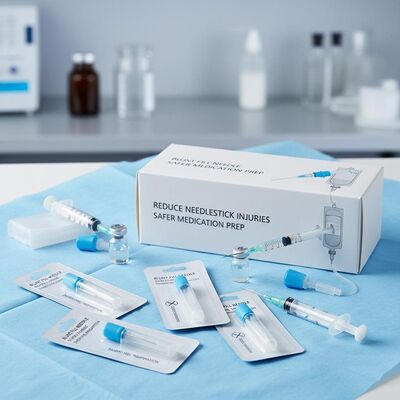 Einwegnadeln helfen, Nadelverletzungen zu verringern Gesundheitsexperten entwerfen Medikamente ohne Spitze