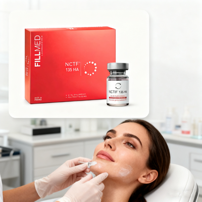 Fillmed NCTF 135HA-Injektion zur Revitalisierung und Hydratation der Haut im Gesicht