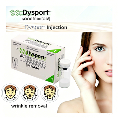 Medizinische Dysport-Injektion, zuverlässige ästhetische Behandlung zur Gesichtskonturierung und Faltenentfernung, Botulinumtoxin, 500 Einheiten