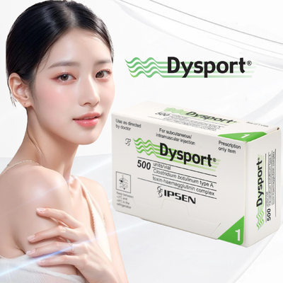 Medizinische Dysport-Injektion, zuverlässige ästhetische Behandlung zur Gesichtskonturierung und Faltenentfernung, Botulinumtoxin, 500 Einheiten