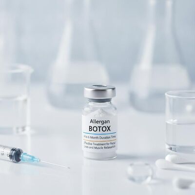 4 bis 6 Monate Dauer Allergan Botox weißes Pulver Effektive Behandlung für Gesichtsfalten und Muskelentspannung in der Medizin