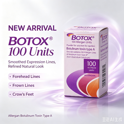 Botox 100 Einheiten Anti-Falten-Injektion Gesichts-Ästhetische Behandlung Allergen Botulinumtoxin Typ A