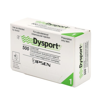100 U Allergan Dysport Anti- Falten befreites Pulver Botulinumtoxin