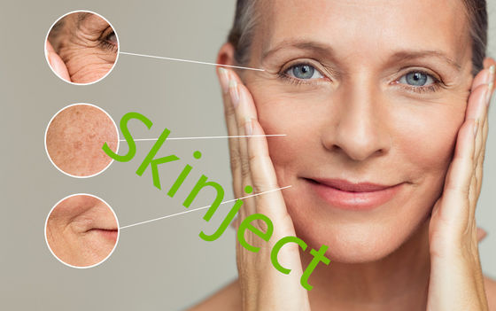 FÜLLER-Lippeneinspritzungen Skinject feine ha Haut