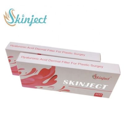 Injizierbarer verbundener Hyaluronsäure-Querfüller 1ml 2ml 5ml für Nase Chin Cheek