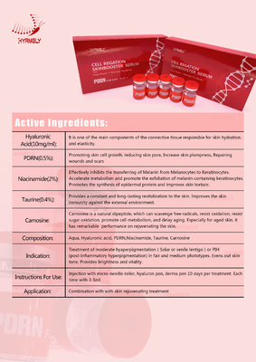 Alternde Mesoserum-Antieinspritzung mit Hyaluron Pen Dermal Filler