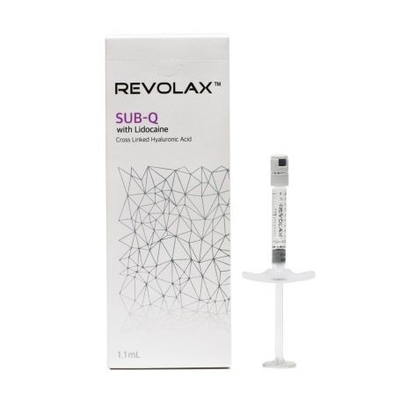 Tiefes Revolax-Haut-Kreuz verband markiertes Hyaluronsäure-Füller Haut-CER