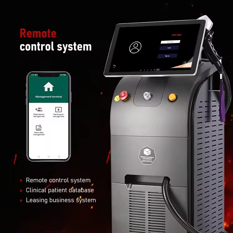 Diodenlaser-Haarentfernung Epilatoren Maschine OEM 755 808 1064nm Diodenlaser-Haarentfernung 1200w Laser-Haarentfernung Maschine