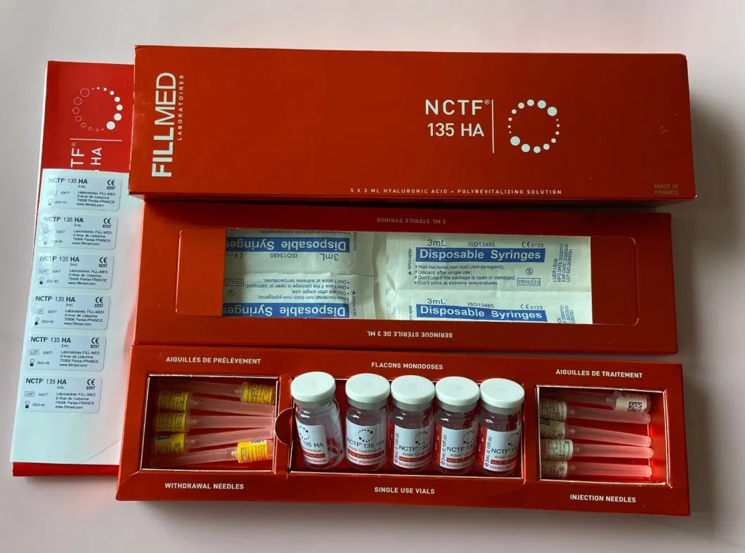 Gefüllte Nctf 135ha Mesotherapie Injektierbarer Hautverstärker zur Altersumkehr Energizer Filorga Anti-Aging Entfernen Falten