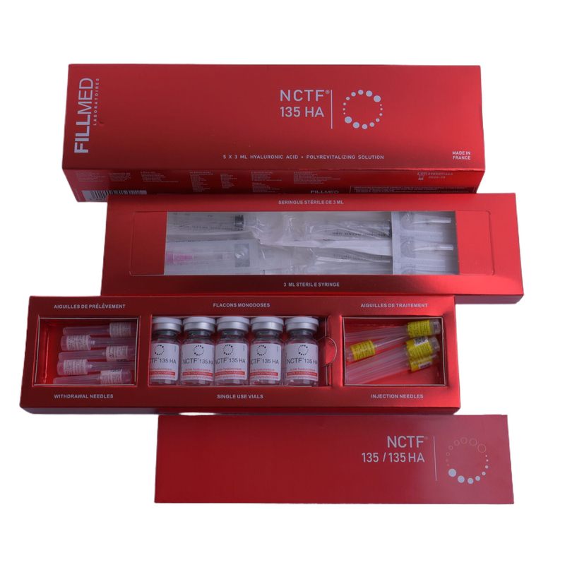 2024 Neues Produkt gefüllt Nctf 135ha Filorga Anti-Aging Haut Booster Verjüngung Mesotherapie Ha Füllstoffe