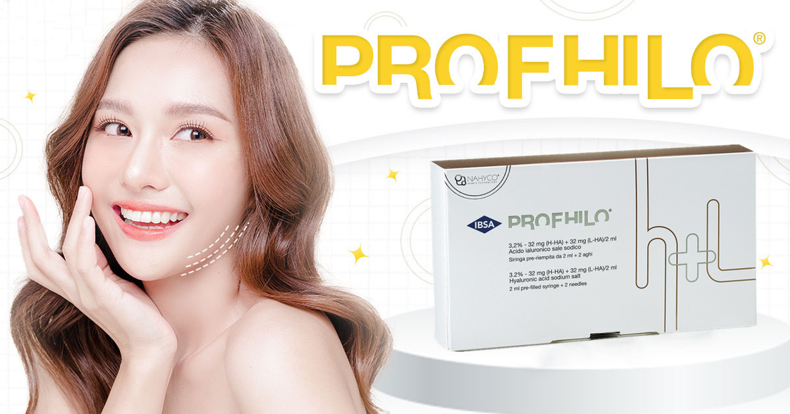 2ml Vernetzter Dermal Filler PROFHILO Anti-Aging-Hautbehandlung Gesicht Weiß Wirksam für Hautverjüngung