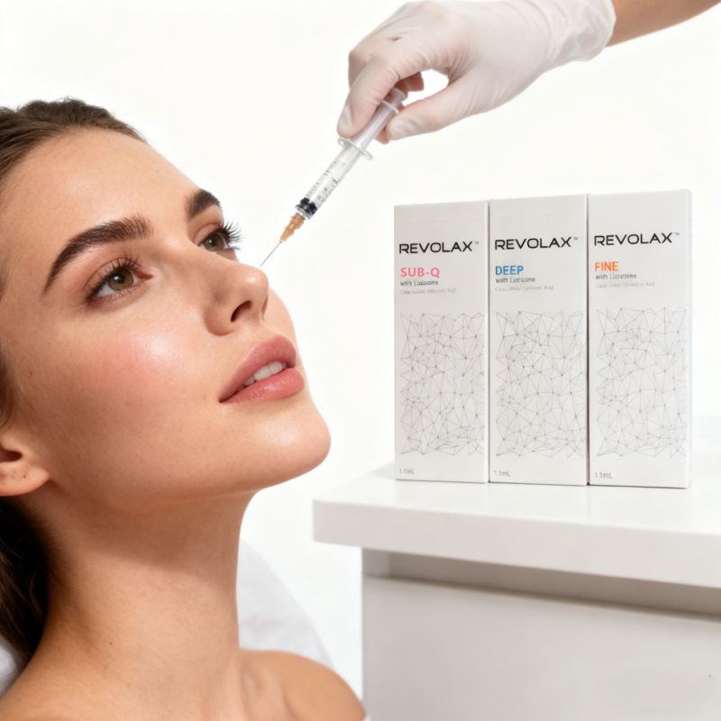 Revolax 1.1ml Deep Lip Filler Cross-Linked Gel Hyaluronsäure Injektion Lippen Dermal Filler