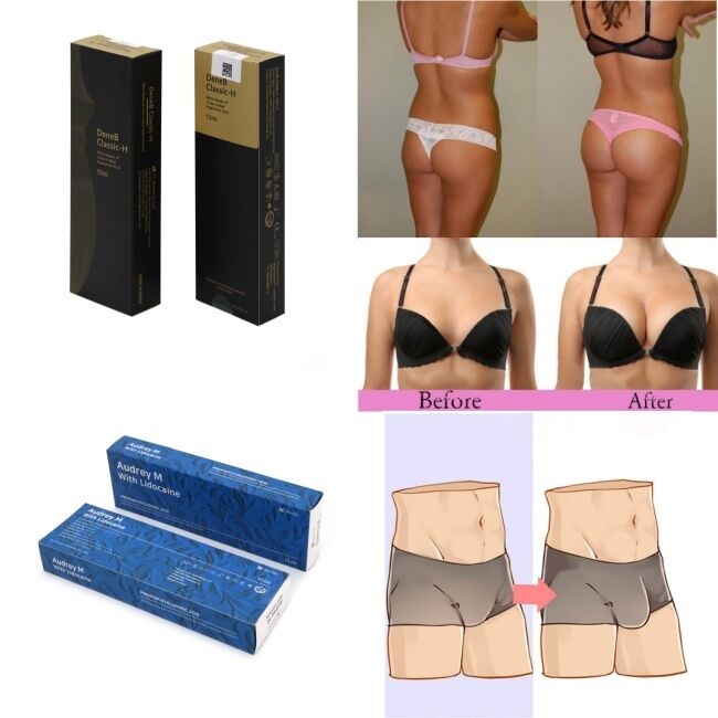 10 ml 20 ml reiner Hyaluronsäure-Filler für Brust- und Gesäßvergrößerung