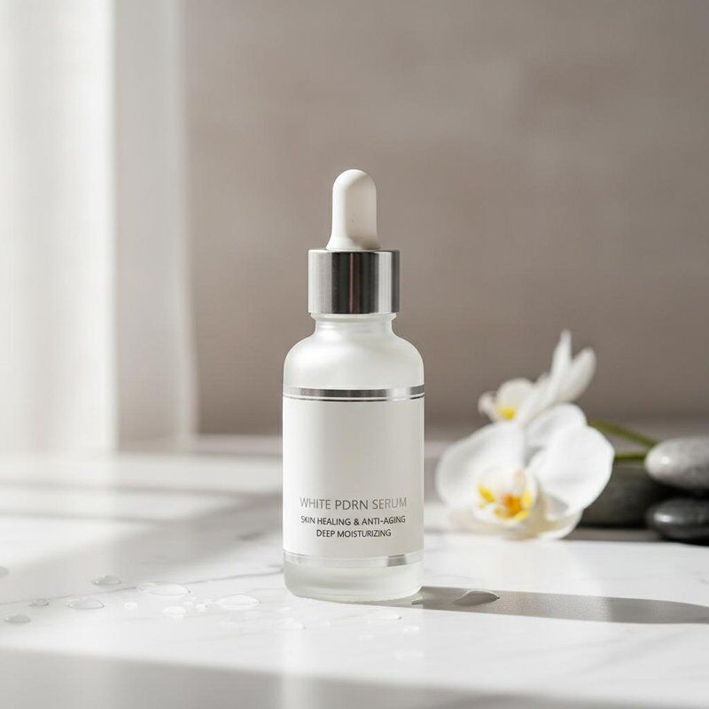 Weißes Polydesoxyribonukleotid PDRN Serum zur Förderung der Hautheilung und Anti-Aging-Effekte mit tief feuchtigkeitsspendenden Eigenschaften