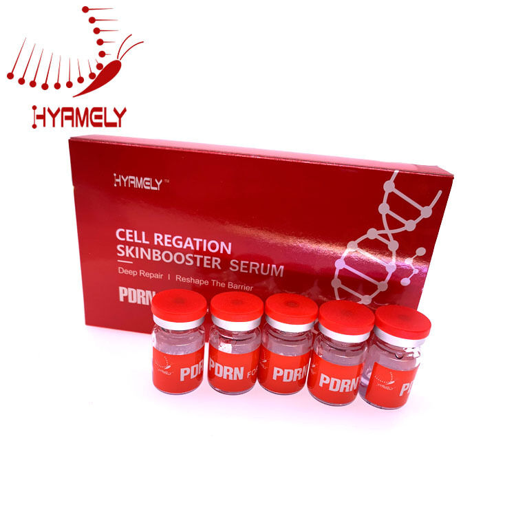 Weiße PDRN Seren 3 ml 5 Ampullen Box regenerative Hautpflege-Lösung zur Unterstützung der Kollagensynthese und Hautheilung