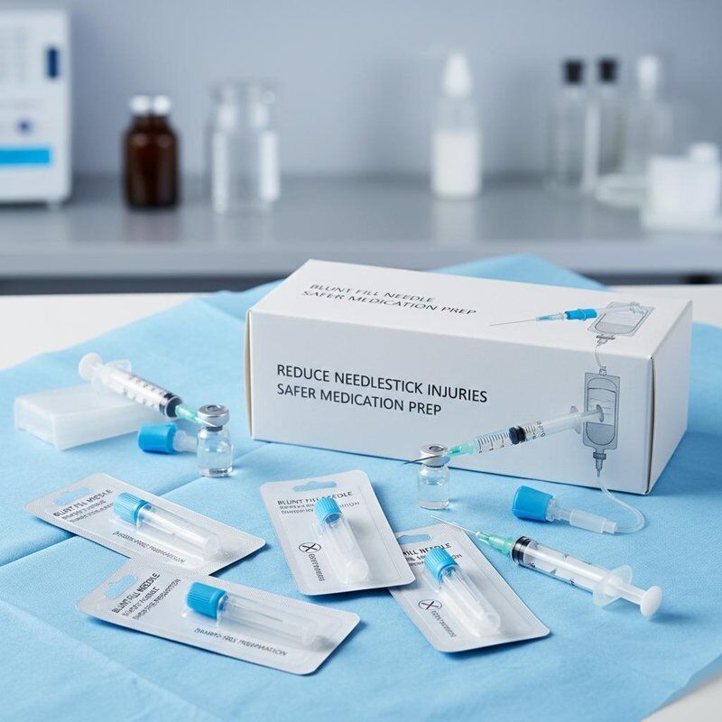 Einwegnadeln helfen, Nadelverletzungen zu verringern Gesundheitsexperten entwerfen Medikamente ohne Spitze