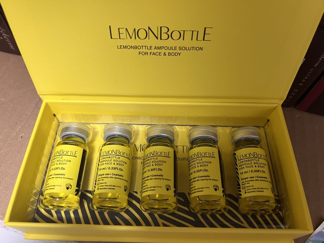 10 ml pro Durchstechflasche Fettlöscher Zitronenflasche Lipolytische Lösung