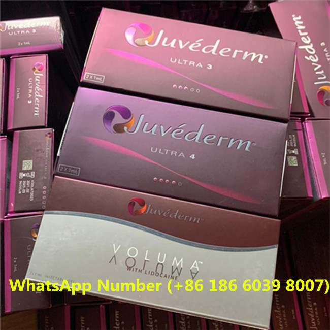 Injizierbarer Hautfüller für Riss-Abflussrinnen vor und nach Juvederm-Lächeln-Linie
