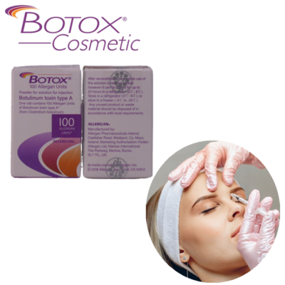 Botox Allergan 100IU Abbive Botox Clostridium Botulinum Toxin zur Entfernung von Gesichtsfalten