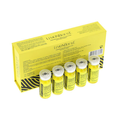Lipolytische Lösung, Zitronenflasche, 10 ml, für flachen, brennenden Bauch